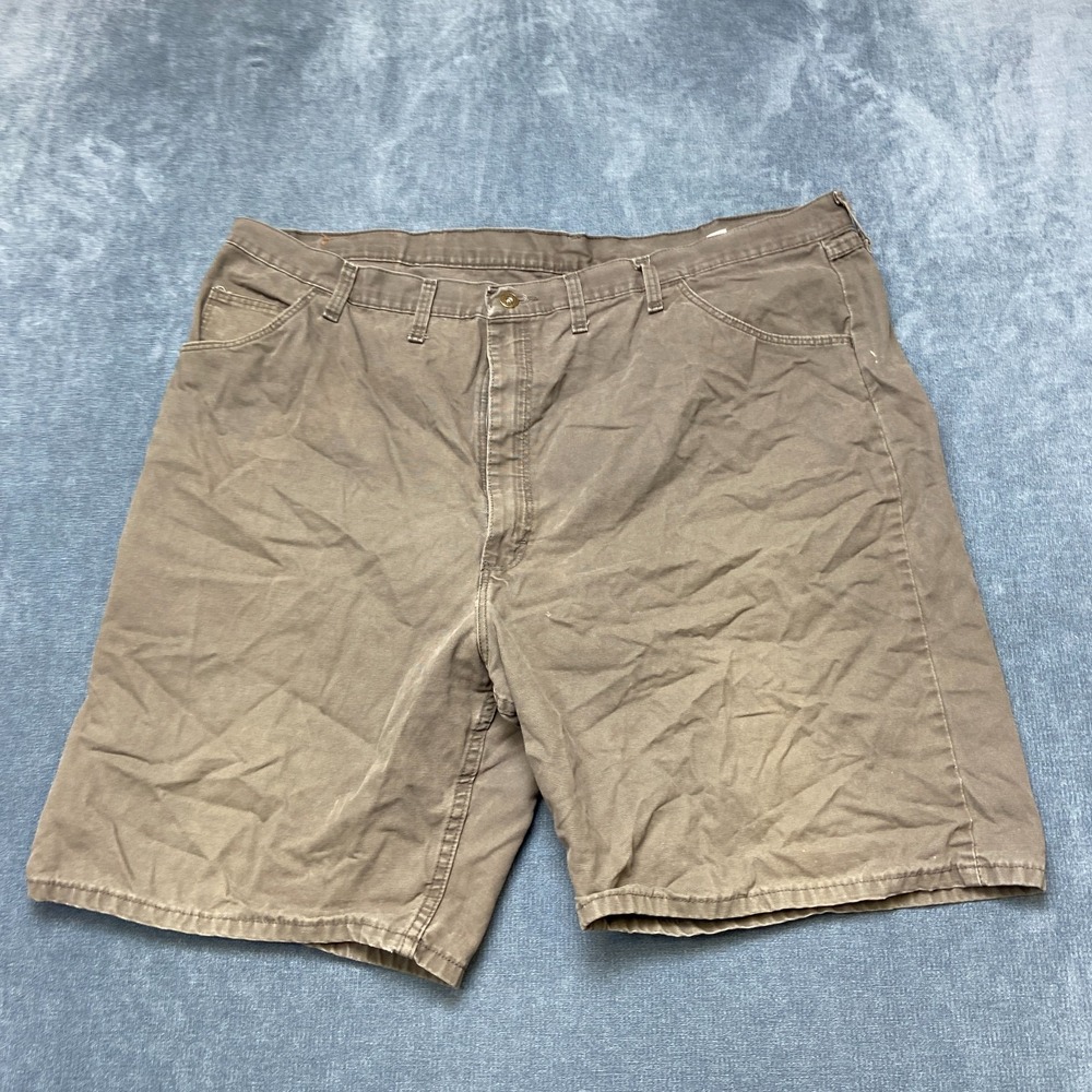 Wrangler Originals Relaxed Fit Shorts Men 46 Olive Green Cotton 5-Pockets Casual